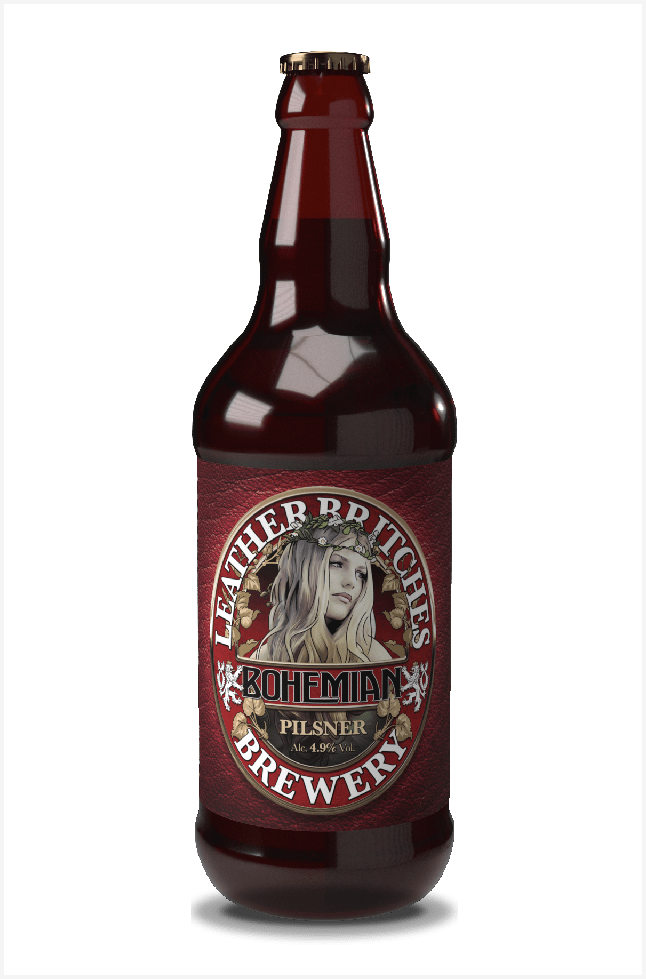Bohemian pilsner 4.9 Craft Lager Leatherbritches Brewery